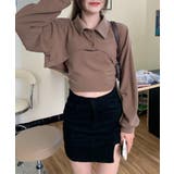 ユニークレイヤード長袖キャミソールSET | by muni:r | 詳細画像27