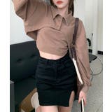 ユニークレイヤード長袖キャミソールSET | by muni:r | 詳細画像33