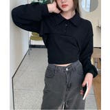 ユニークレイヤード長袖キャミソールSET | by muni:r | 詳細画像7