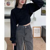 ユニークレイヤード長袖キャミソールSET | by muni:r | 詳細画像8