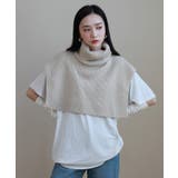 ベージュ | ショールニットネックウォーマー | by muni:r