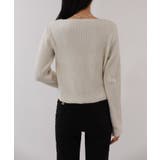 Vネックラップリブカーディガン | by muni:r | 詳細画像11