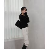 Vネックラップリブカーディガン | by muni:r | 詳細画像14