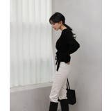 Vネックラップリブカーディガン | by muni:r | 詳細画像16