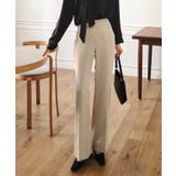 ベージュ | 7COLORロングハイウエストスラックス | by muni:r