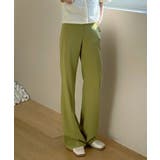 オリーブ | 7COLORロングハイウエストスラックス | by muni:r