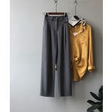 ピンタックポケットポイントワイドスラックス | by muni:r | 詳細画像11 