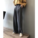 ピンタックポケットポイントワイドスラックス | by muni:r | 詳細画像5 