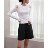 ベルトSETピンタックハーフパンツ | by muni:r | 詳細画像1 