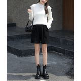 ベルトSETピンタックハーフパンツ | by muni:r | 詳細画像19 