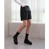 ベルトSETピンタックハーフパンツ | by muni:r | 詳細画像2 