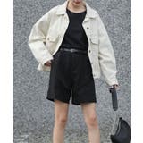 ベルトSETピンタックハーフパンツ | by muni:r | 詳細画像21 