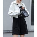 ベルトSETピンタックハーフパンツ | by muni:r | 詳細画像22 