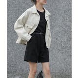 ベルトSETピンタックハーフパンツ | by muni:r | 詳細画像25 