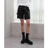 ベルトSETピンタックハーフパンツ | by muni:r | 詳細画像3 