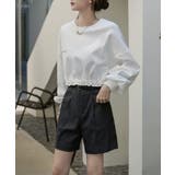 ベルトSETピンタックハーフパンツ | by muni:r | 詳細画像35 