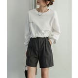 ベルトSETピンタックハーフパンツ | by muni:r | 詳細画像36 