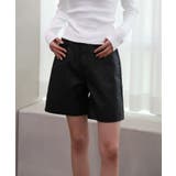 ベルトSETピンタックハーフパンツ | by muni:r | 詳細画像48 