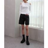 ベルトSETピンタックハーフパンツ | by muni:r | 詳細画像7 