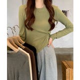 デイリーアンバランスツイストロングTシャツ | by muni:r | 詳細画像14