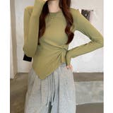 デイリーアンバランスツイストロングTシャツ | by muni:r | 詳細画像16