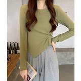 デイリーアンバランスツイストロングTシャツ | by muni:r | 詳細画像17