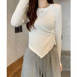 デイリーアンバランスツイストロングTシャツ | by muni:r | 詳細画像18