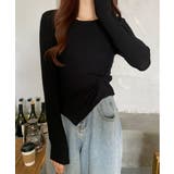 デイリーアンバランスツイストロングTシャツ | by muni:r | 詳細画像6