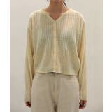 カラーミニケーブルニットカーディガン | by muni:r | 詳細画像16