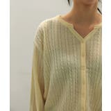 カラーミニケーブルニットカーディガン | by muni:r | 詳細画像17