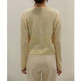 カラーミニケーブルニットカーディガン | by muni:r | 詳細画像18