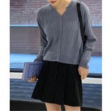 カラーミニケーブルニットカーディガン | by muni:r | 詳細画像52