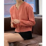 カラーミニケーブルニットカーディガン | by muni:r | 詳細画像66