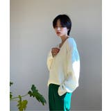 ルーズフィットデイリーVネックニット | by muni:r | 詳細画像13