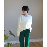 ルーズフィットデイリーVネックニット | by muni:r | 詳細画像15