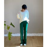 ルーズフィットデイリーVネックニット | by muni:r | 詳細画像2