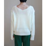 ルーズフィットデイリーVネックニット | by muni:r | 詳細画像25