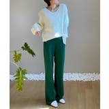 ルーズフィットデイリーVネックニット | by muni:r | 詳細画像5