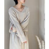 ルーズフィットデイリーVネックニット | by muni:r | 詳細画像53