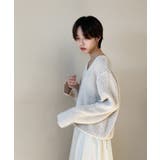 ルーズフィットデイリーVネックニット | by muni:r | 詳細画像56