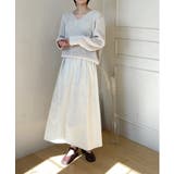 ルーズフィットデイリーVネックニット | by muni:r | 詳細画像57