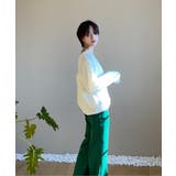 ルーズフィットデイリーVネックニット | by muni:r | 詳細画像63