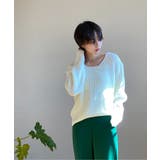 ルーズフィットデイリーVネックニット | by muni:r | 詳細画像8