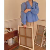 ビッグカラースプリングパフブラウス | by muni:r | 詳細画像13 