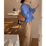 ビッグカラースプリングパフブラウス | by muni:r | 詳細画像15 