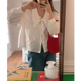 ビッグカラースプリングパフブラウス | by muni:r | 詳細画像2 