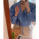 ビッグカラースプリングパフブラウス | by muni:r | 詳細画像24 