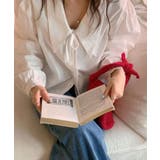 ビッグカラースプリングパフブラウス | by muni:r | 詳細画像3 