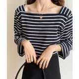 ベーシックスクエアボーダーTシャツ | by muni:r | 詳細画像15