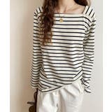 ベーシックスクエアボーダーTシャツ | by muni:r | 詳細画像7